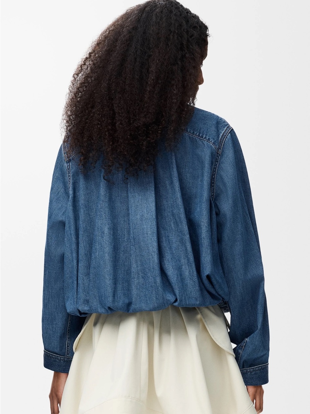 Loewe Belted shirt in denim Fr34 - Picture 4 of 5